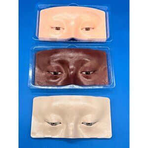 Silicone Practice Eyelids Set Of 3 With Box